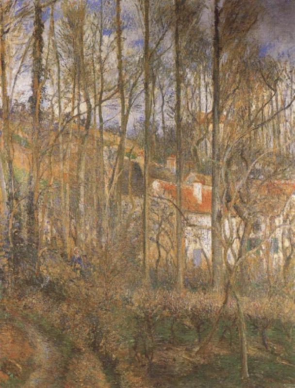 La Cotedes Boeufs at the Hermitage near Pontoise, Camille Pissarro